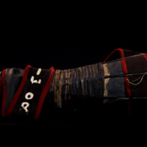 Ìyá ìlù bàtá with real leather and ancient saworo idẹ (brass bells)